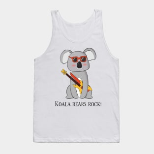 Koala Bears Rock, Funny Cute Koala Bear Love Tank Top